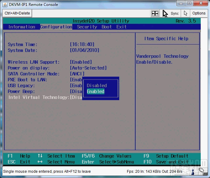 Intel Virtual Technology BIOS设置 Intel Virtual Technology BIOS设置