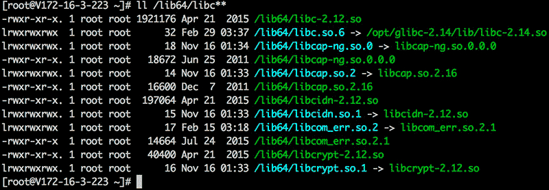 Centos6.5升级glibc glibc