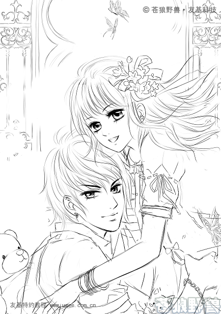 painter绘制精美漫画 我们 painter教程