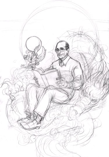 手绘插画过程 我们 painter教程