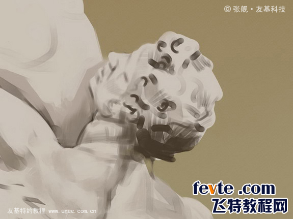 PAINTER临摹雕塑教程 我们 painter教程