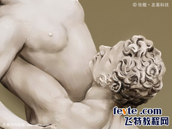 PAINTER临摹雕塑教程 我们 painter教程