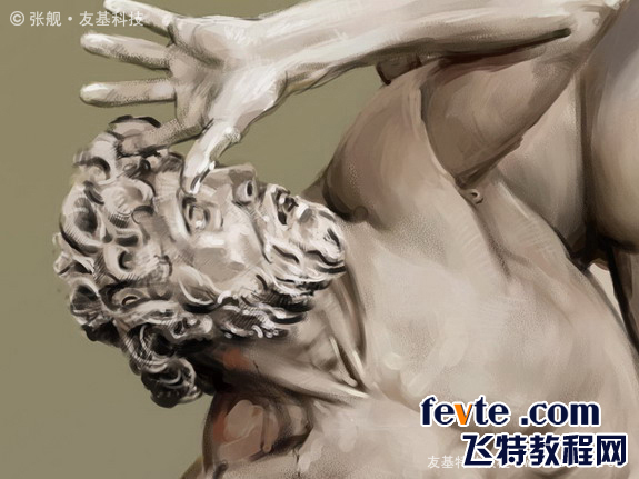 PAINTER临摹雕塑教程 我们 painter教程