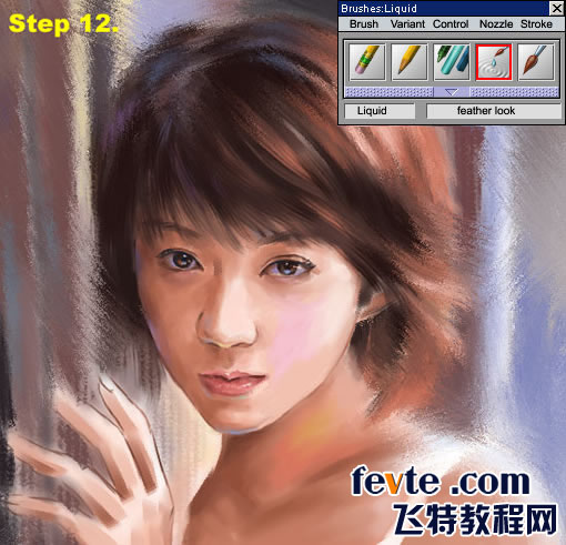 painter绘制粉彩效果女孩 我们 painter教程