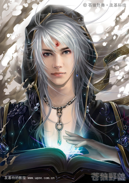 painter绘制帅气魔法师 我们 painter教程