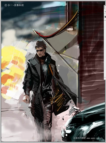 painter绘制动作片爆炸场景 我们 painter教程
