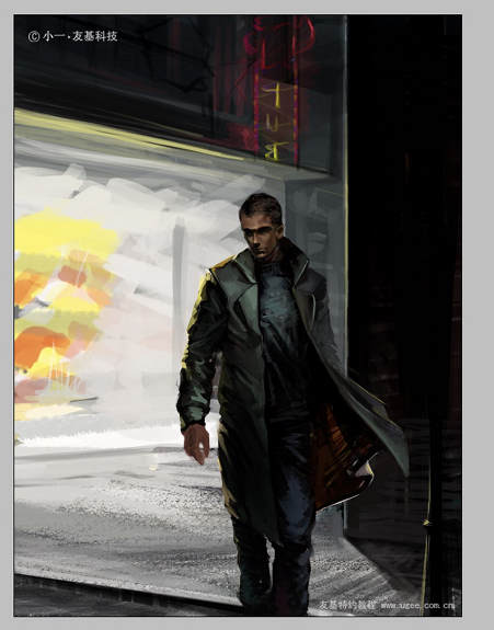 painter绘制动作片爆炸场景 我们 painter教程