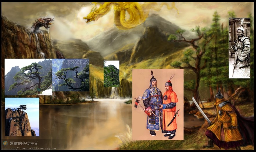 painter绘制降龙勇士教程 我们 painter教程