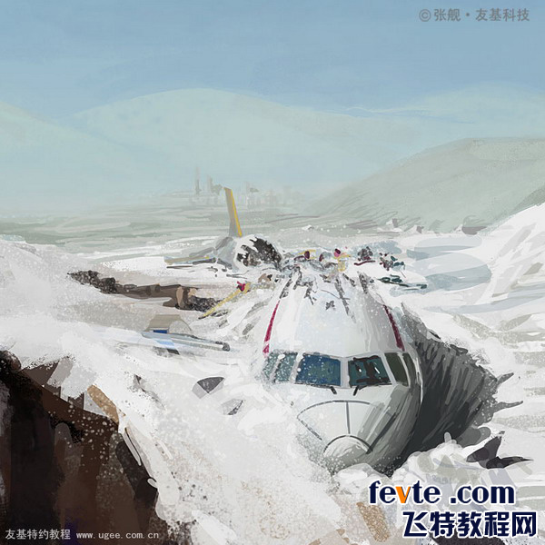 painter绘制坠机场景 我们 painter教程