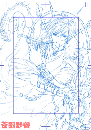 Painter绘制魔法王子漫画 我们 painter教程