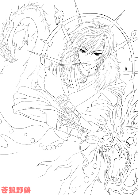 Painter绘制魔法王子漫画 我们 painter教程