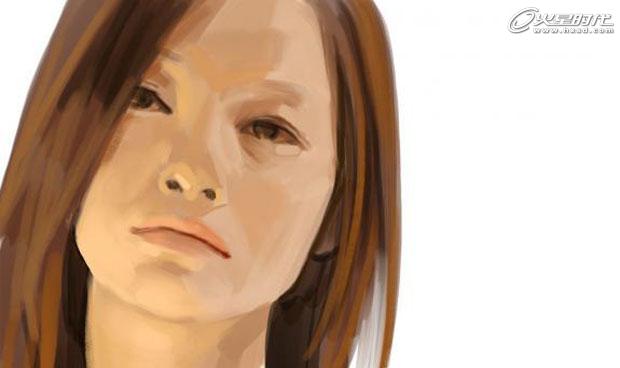 painter绘制写实女孩头像 我们 painter鼠绘教程