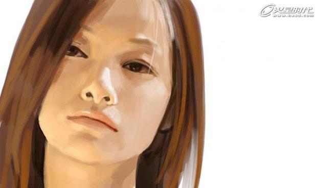 painter绘制写实女孩头像 我们 painter鼠绘教程