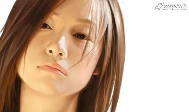 painter绘制写实女孩头像 我们 painter鼠绘教程