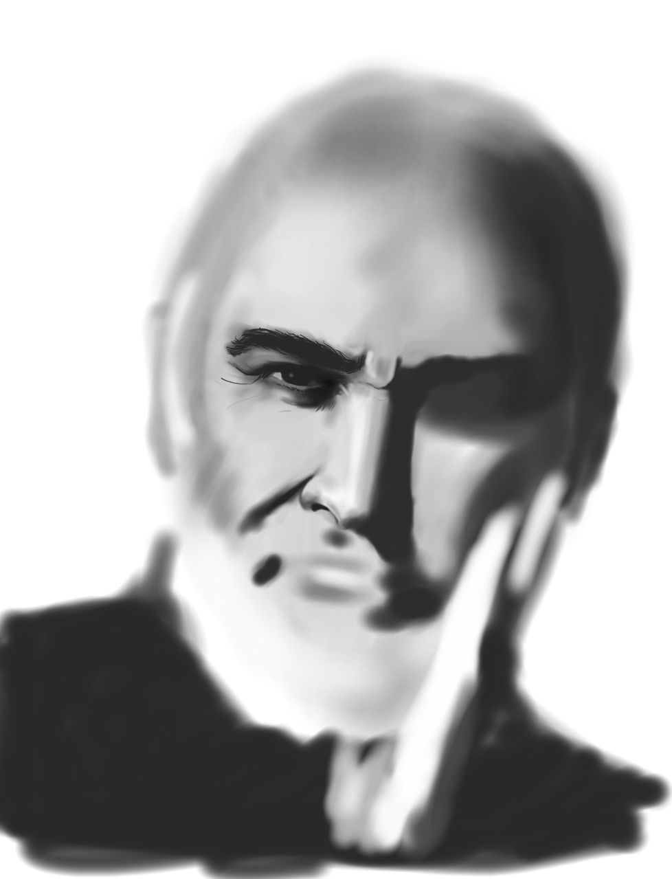 painter11绘制肖恩康纳利 我们 painter教程