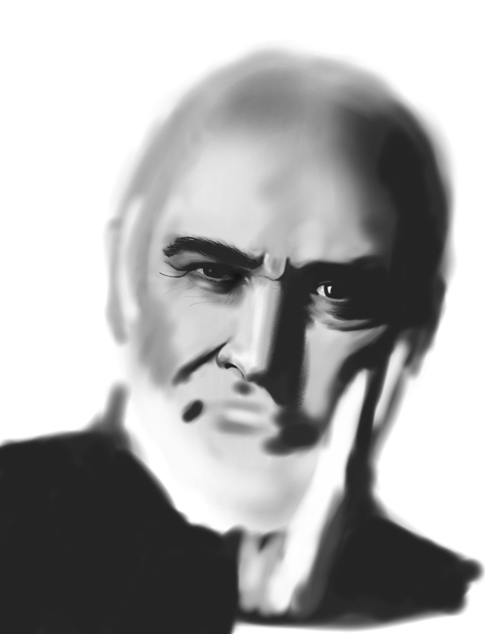 painter11绘制肖恩康纳利 我们 painter教程