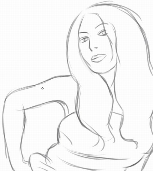 painter快速绘制女孩插画 我们 painter教程