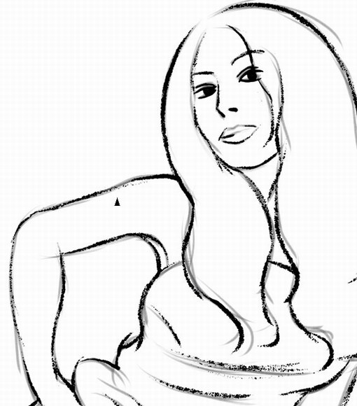 painter快速绘制女孩插画 我们 painter教程