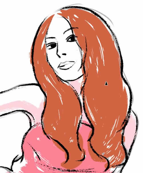 painter快速绘制女孩插画 我们 painter教程