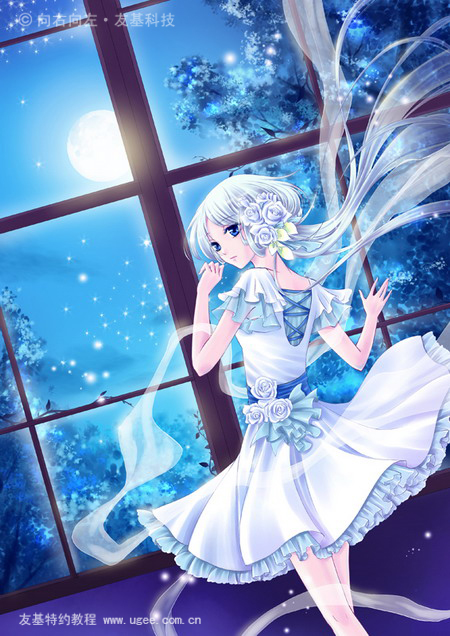 PAINTER绘制梦幻女孩插画 我们 Painter教程