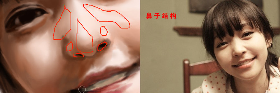 手绘_面部_临摹_写实 我们 painter教程