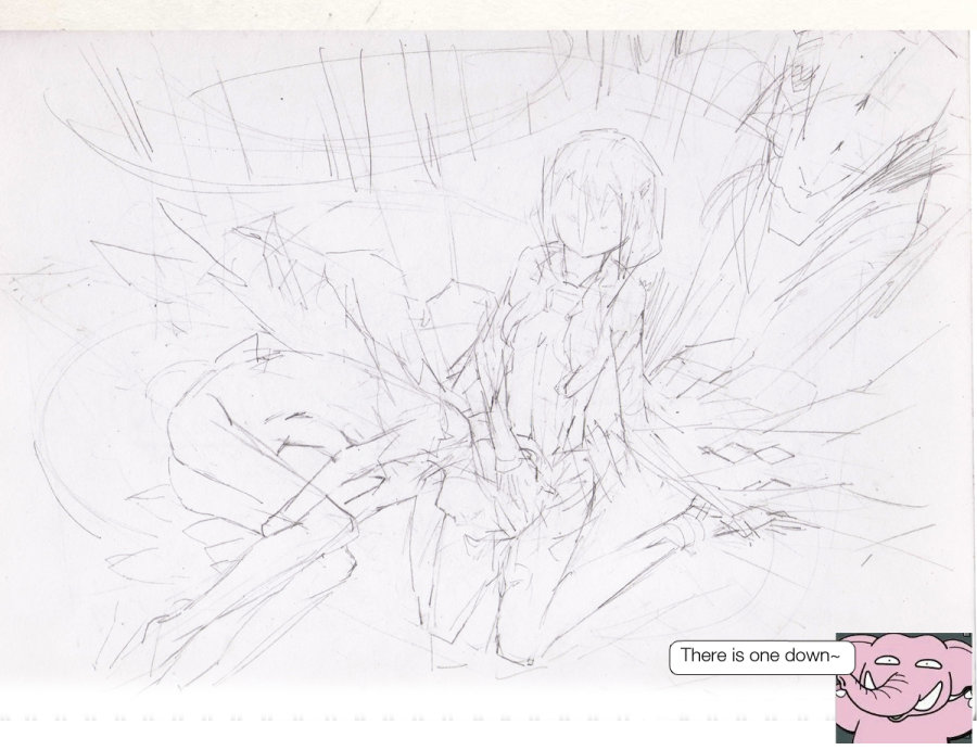 Mirror inori‘s 绘制流程 我们 painter教程