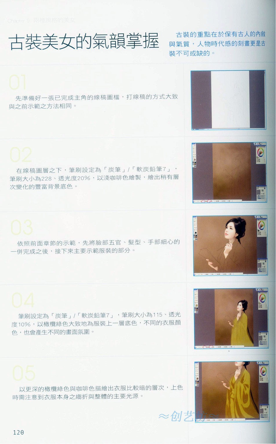 Painter绘制两种风格的美女-插画王子技巧公开 我们 Painter教程120.jpg