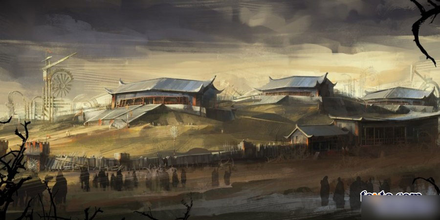 《围城》绘制过程图解 我们 Painter教程