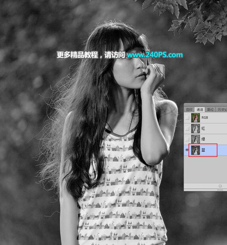 ps精细抠图快速抠出夏季发丝凌乱的吊带美女人物图片教程